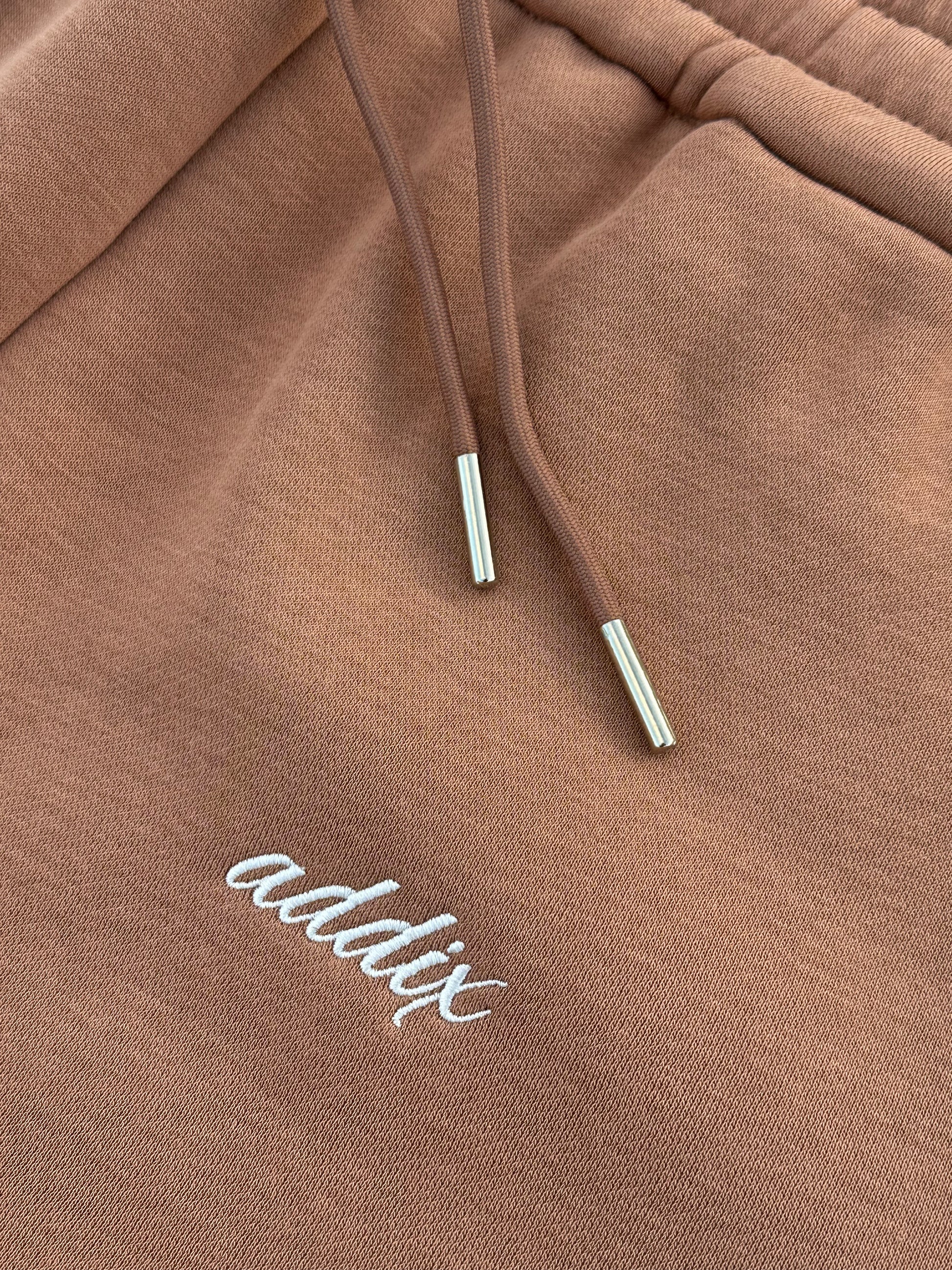 Cappuccino Embroidered Trackies