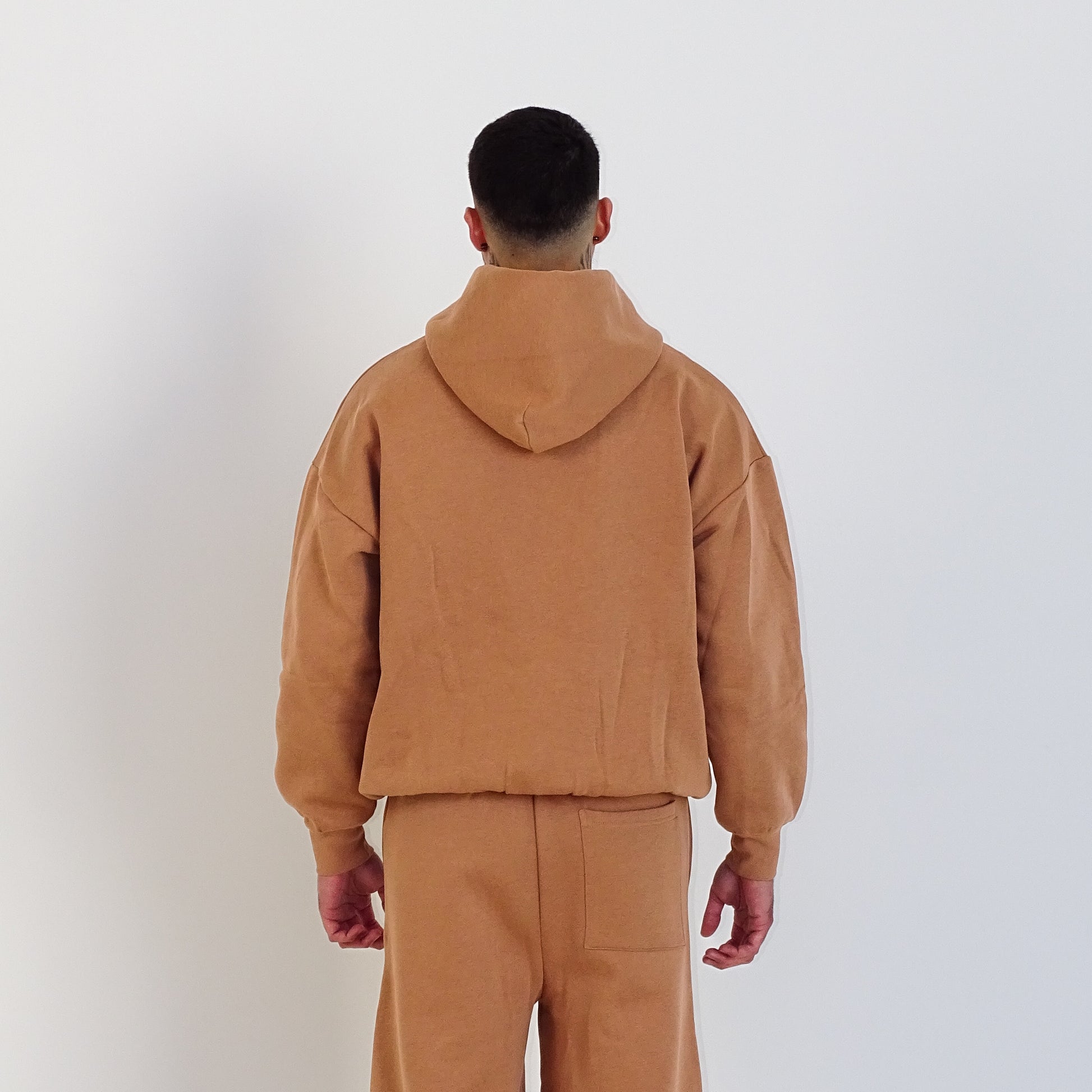 Cappuccino Embroidered Hoodie