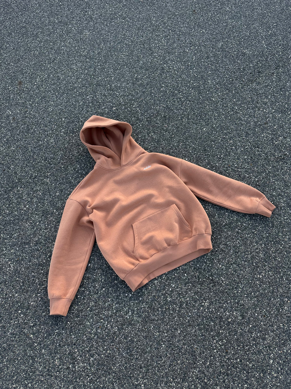 Cappuccino Embroidered Hoodie