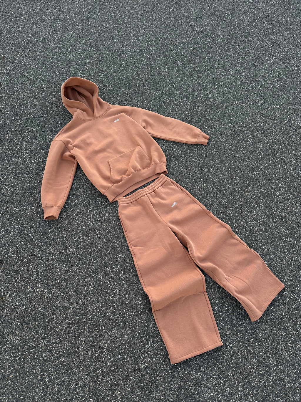 Cappuccino Embroidered Hoodie