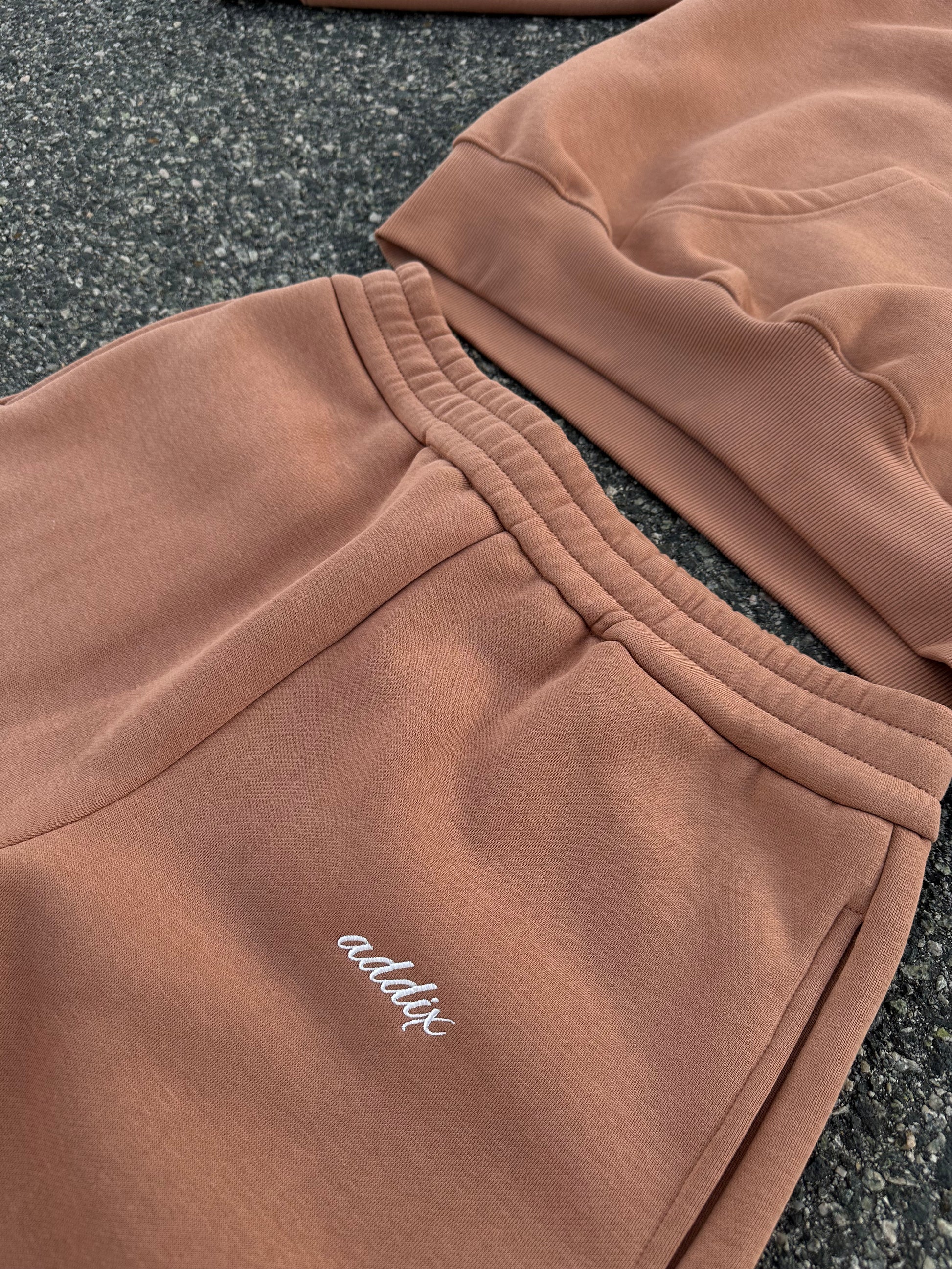 Cappuccino Embroidered Trackies