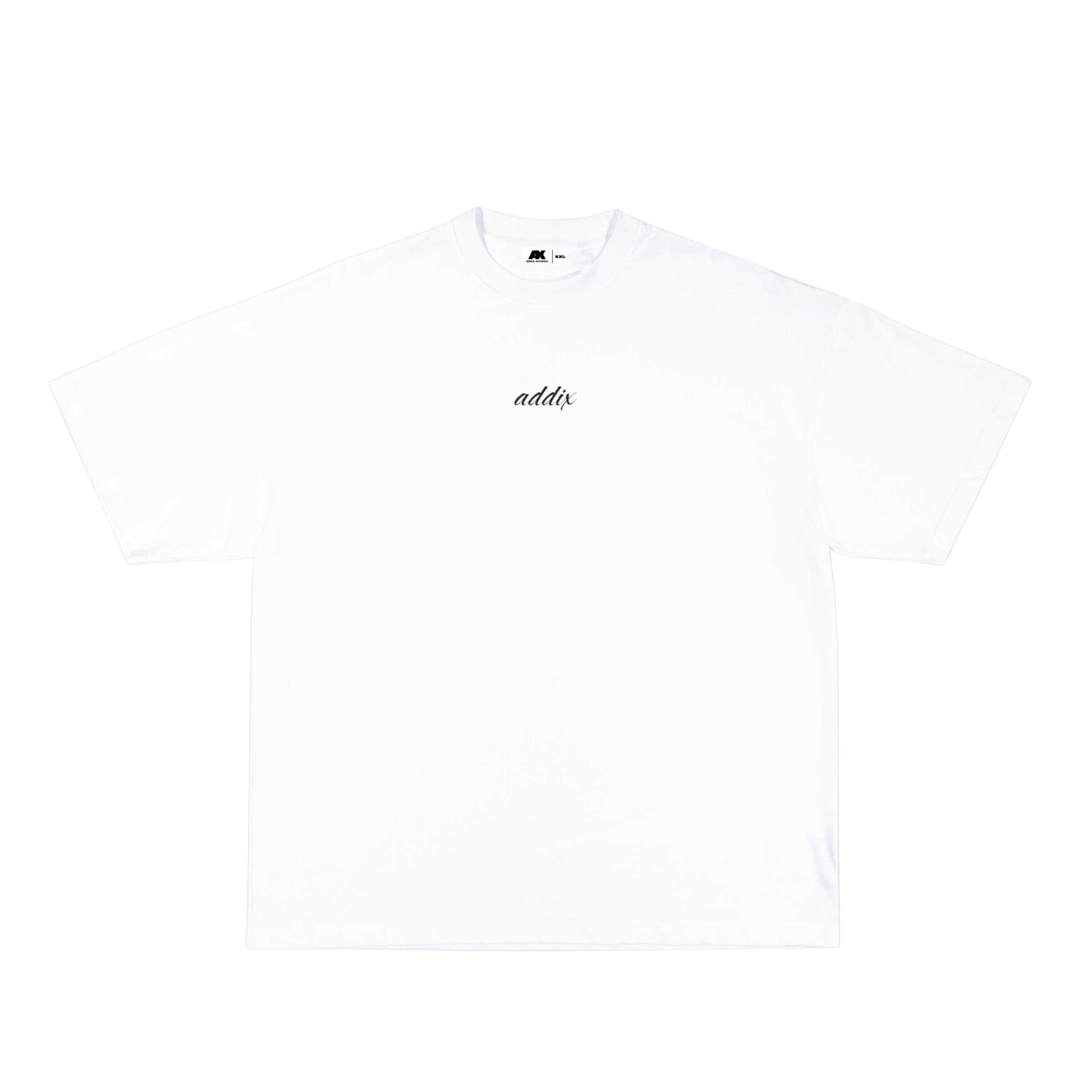 Design Addix White Embroidered Tee – Addix Apparel