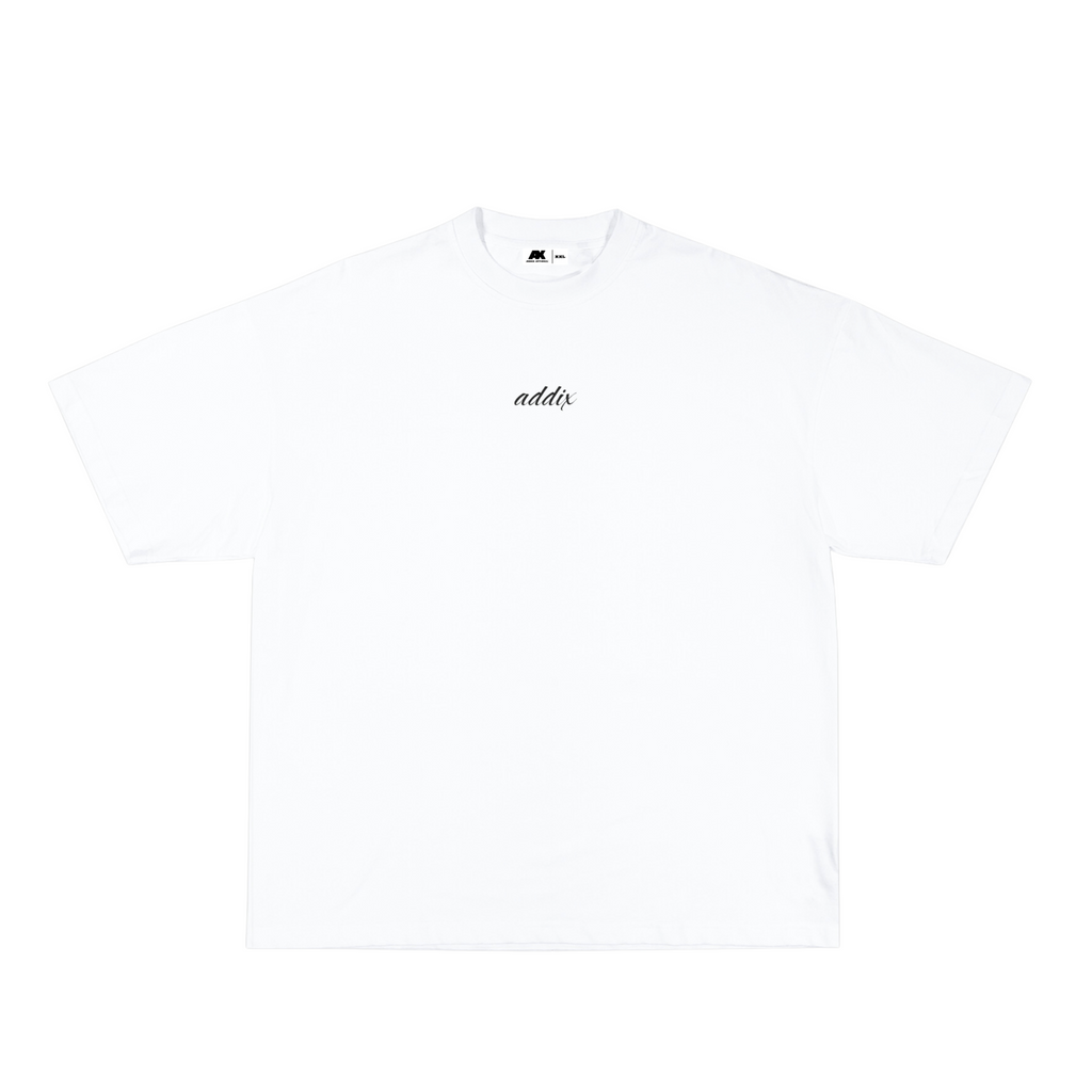 White Embroidered Tee
